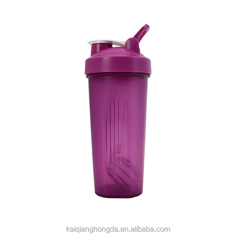 600ml BPA-Free Plastic Sport Cup Custom Logo Color Fitness Proteins Shake Water Bottle PP Material