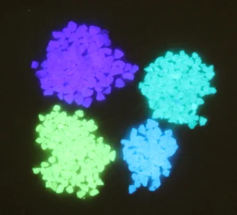 Glow in the dark stone  /Greenway scenic area decorated