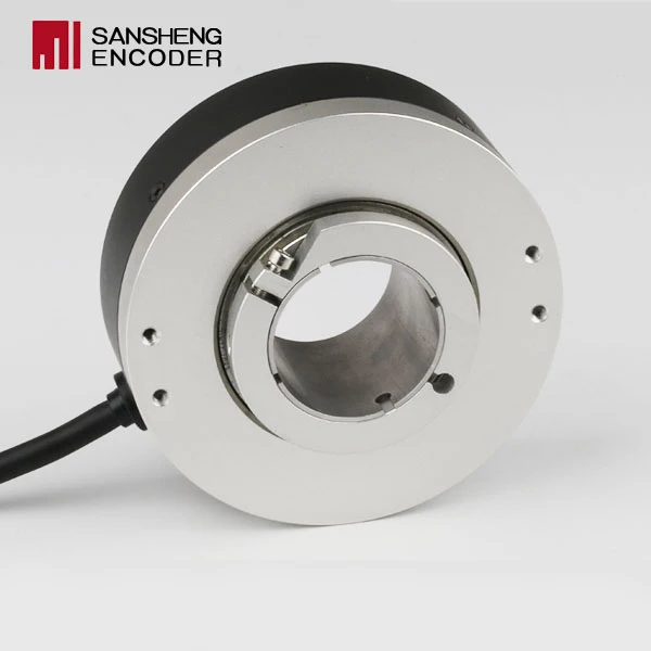 80 мм Диаметр ультра тонкий RS232 DC5V DC10-30V 15 бит абсолютный кодер 30 полый вал