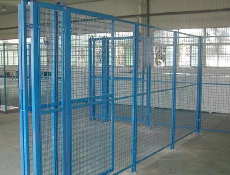 Industrial safety barrier fence weld mesh panel robot machine fencing