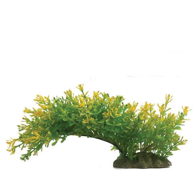 Различные типы искусственных аквариумных пластиковых растений