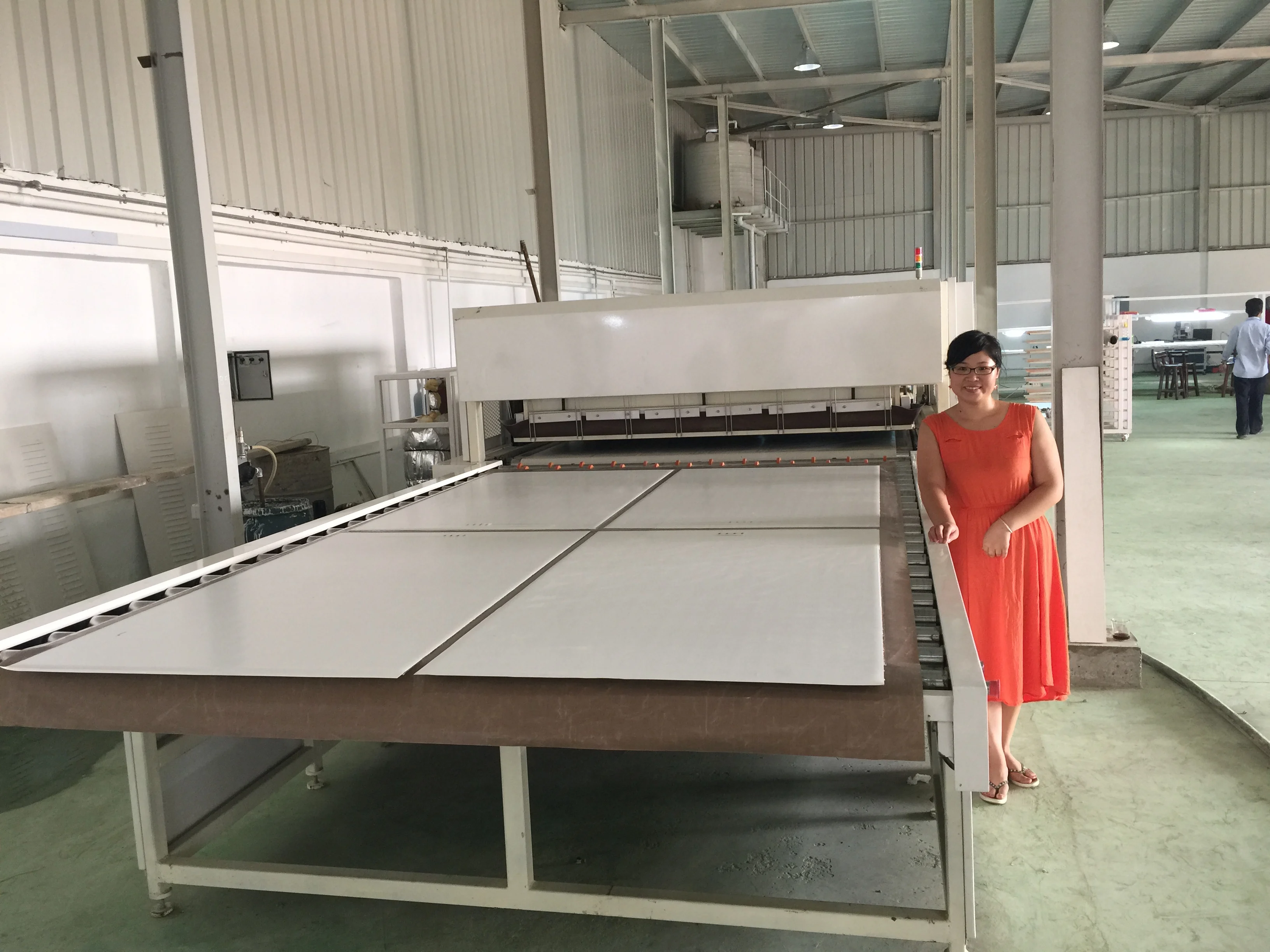 
Semi Automatic Solar Panel Plant Encapsulation Machine 