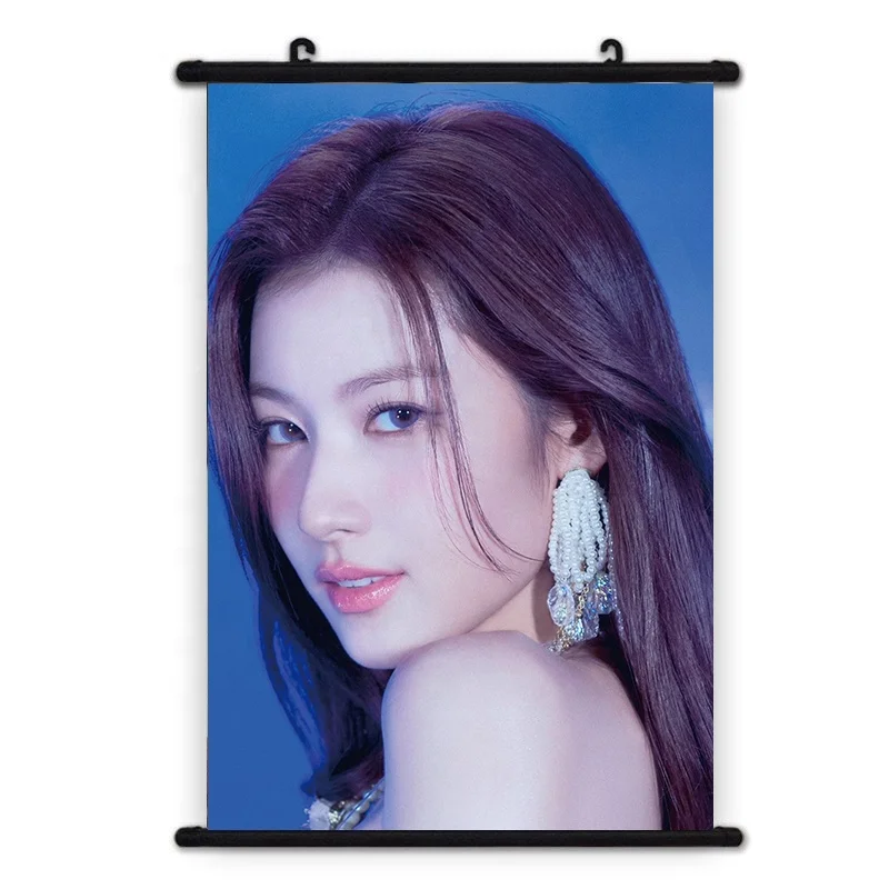 Custom large hanging canvas poster DIVE Pictures kpop Wall Posters kpop Wall Scroll for TZUYU IM NAYEON Momo Mina Sana Sally
