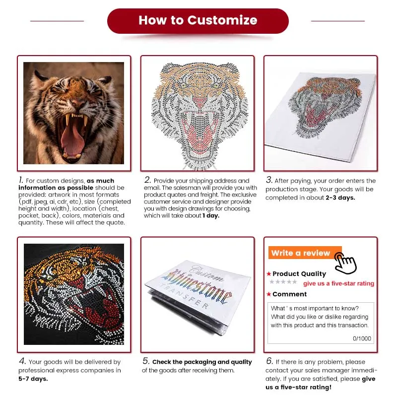 High Quality Bling Hot Fix Rhinestone Heat Transfers Custom Motif Rhinestone Transfer