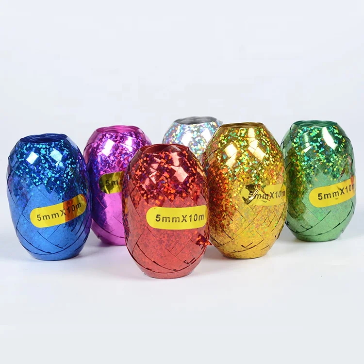 
Good quality plastic christmas curly ribbon egg, gift packaging home decoration ribbon eggs 
