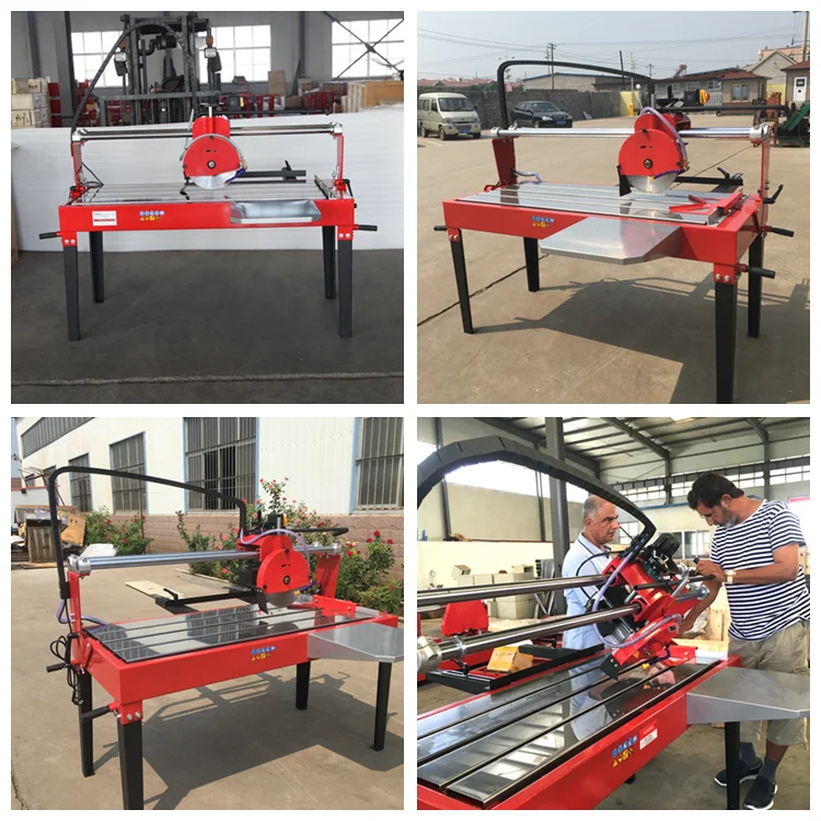 H1200 High-Capacity Granite Stone Cutting Machine Large Ceramic Tile Cutter with Tilting 45° Bevel Cut Building Site Installer