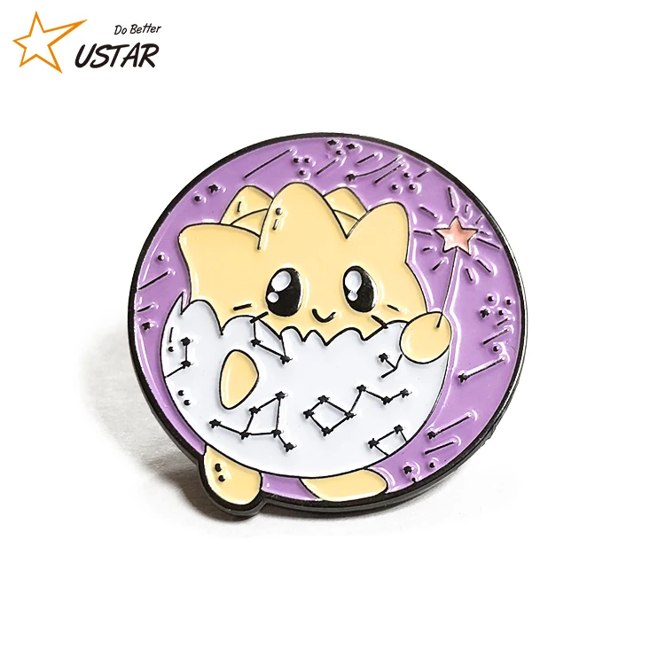 
Factory direct personalized custom logo die cast gold plating Hat for souvenir epoxy badge metal brass iron enamel lapel pin 