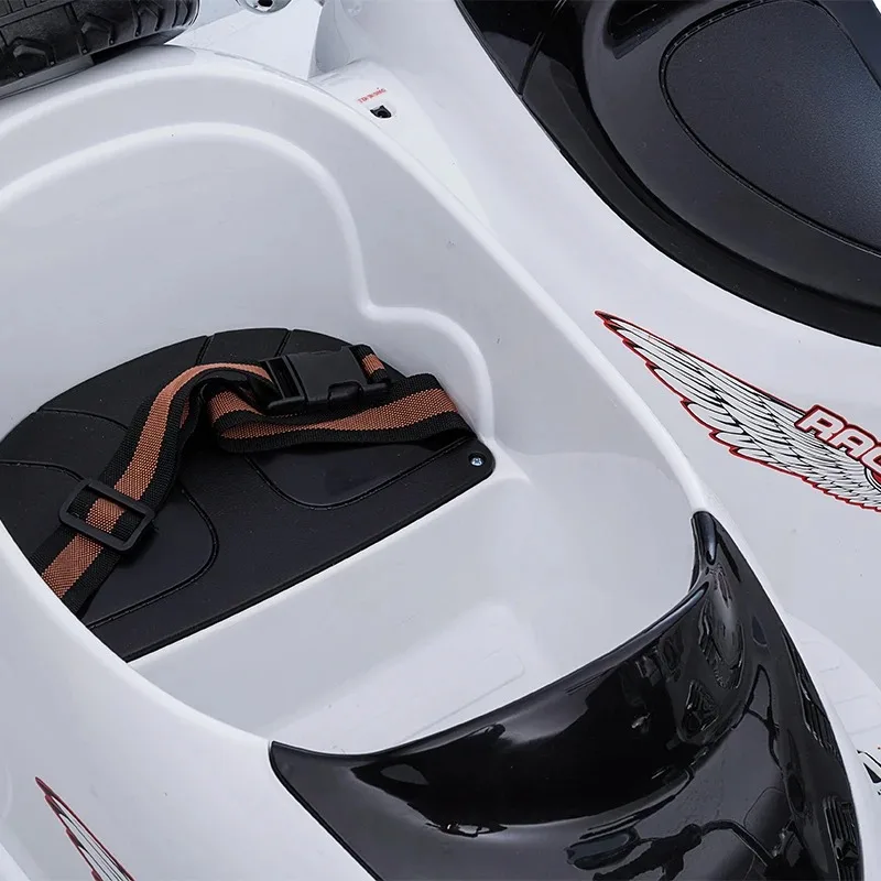 Istaride 12v Baby Ride On Car Bike Toy Three Wheels Motorbike Kids Electric Car 2 Seater Motorcycle For Kids