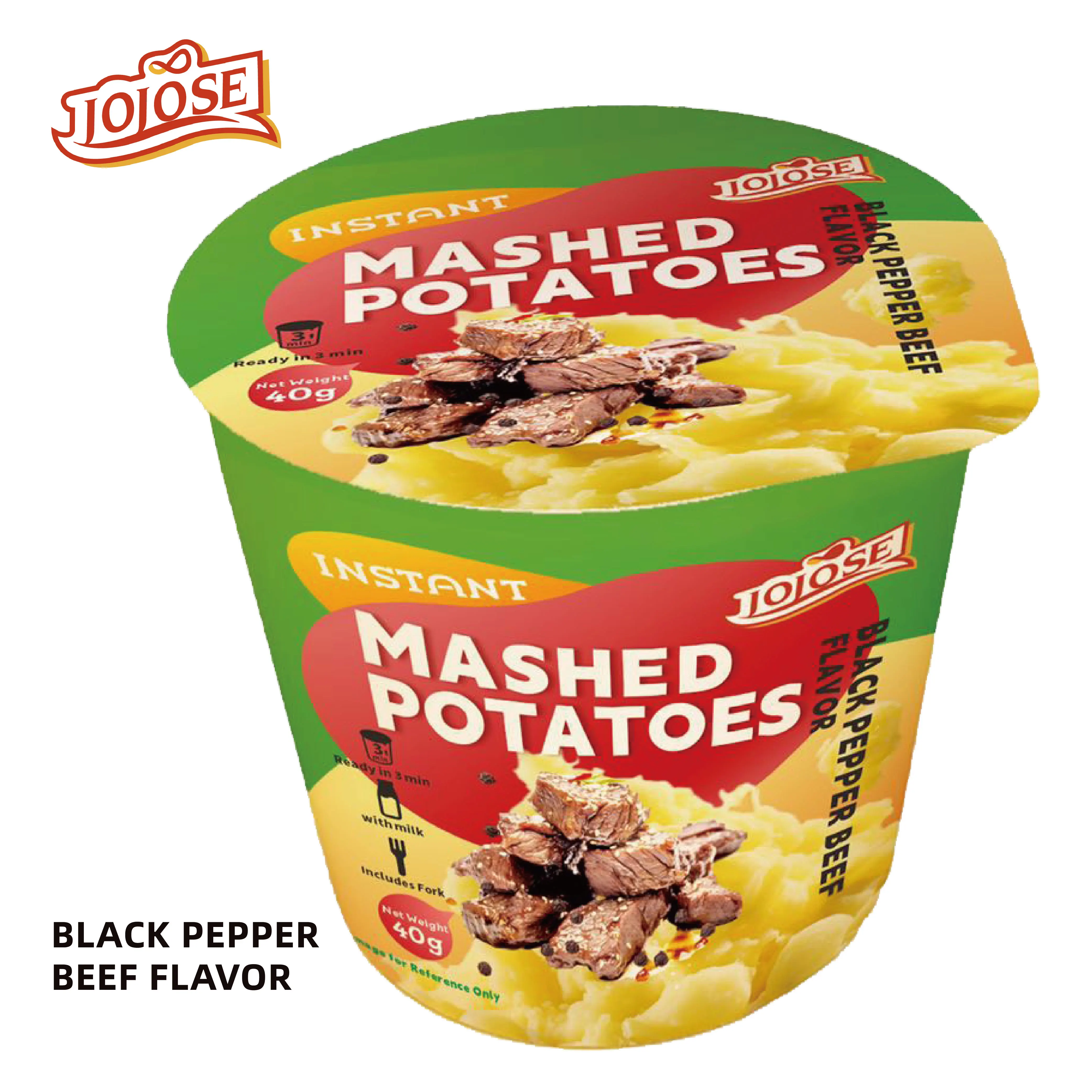 Hot Cabinet Plastic Food Wrap Filipino Food Products Baby Food Bbq Instant Smashed Potatoes