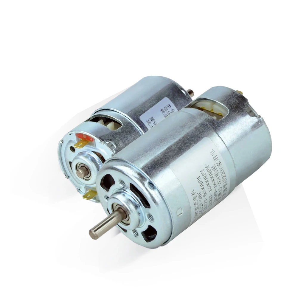 Rs997 Micro Motor Dc 12v 24v 36v With Dual Shaft Dc Motor For Power Tool