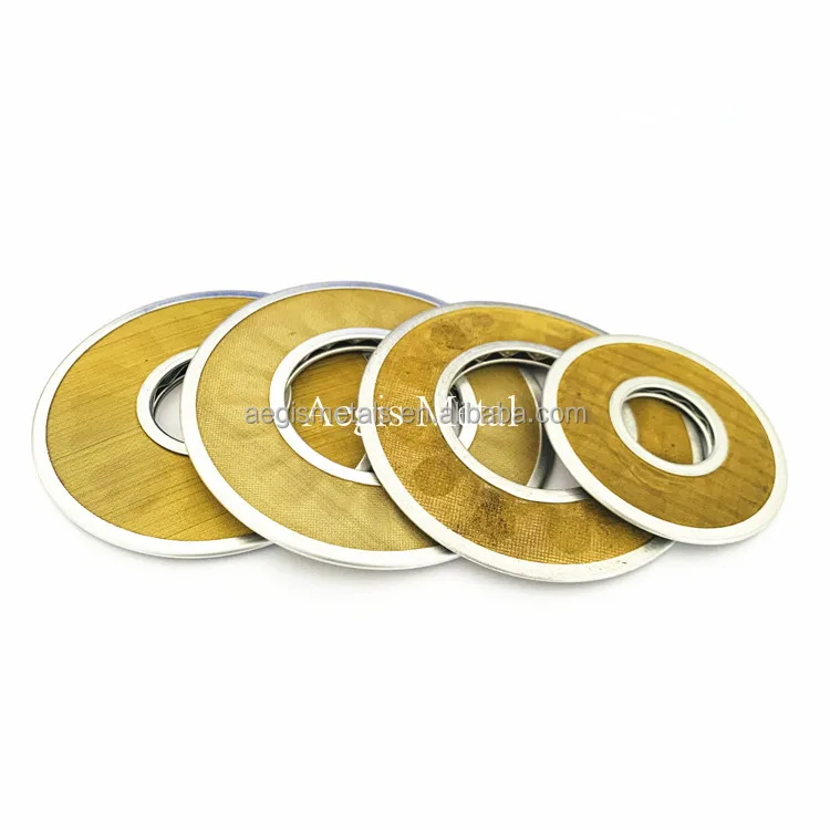 15.8mm Diameter 200 Micron Brass Rimmed Wire Mesh Pleated Disc Filter for Moog Servo Valve