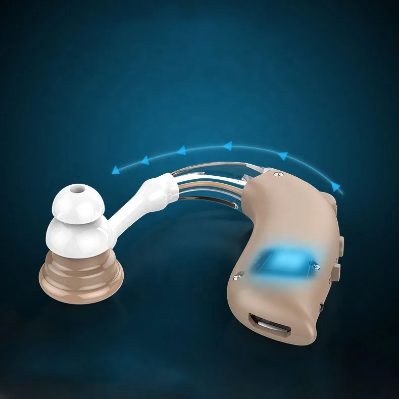 Цифровой слуховой аппарат USB Перезаряжаемый звуковой усилитель глухой Аудио Телефон за