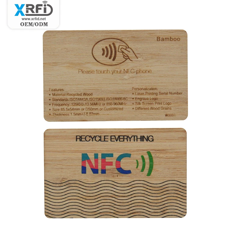 Rfid Encoder Cards Printable Key Hotel 1k 13.25mhz Blank 125 Khz Rewritalbe Bussiness Pvc 125khz Price Bamboo Wood Card
