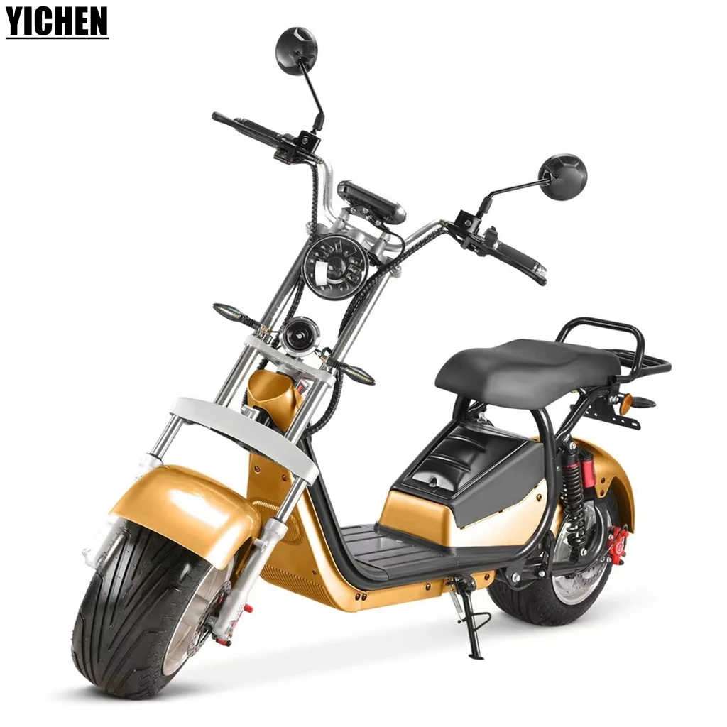 Batterie Moto Electrique Citycoco Big Wheel 60v 12Ah 20Ah Li Battery Enclosed Moped Electric Motorcycle Adult