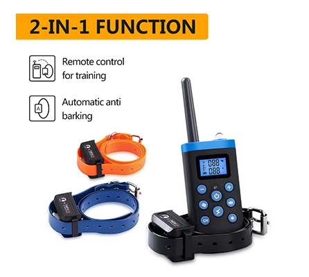 Small size Electric Anti Barking Dog Collar Beep Safe Shock with remote 2in1 Barking Control Anti Bark Collar