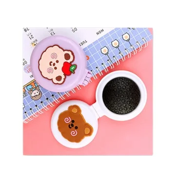 Wholesale Creative Cartoon Cute Super Cute Mirror Comb All-in-One Mini Portable Airbag Comb Hand Mirror