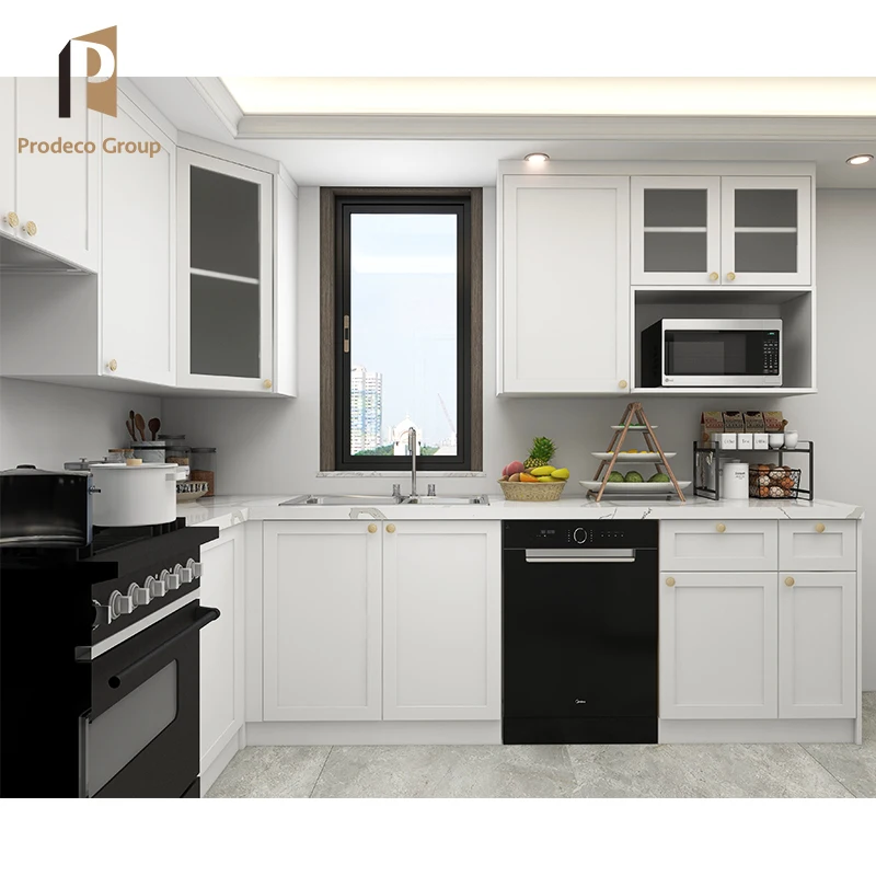 American Full Modern White Shaker Complete Mdf Kitchen Cabinet Cupboards Designs Furniture Smart Kitchen Cabinets