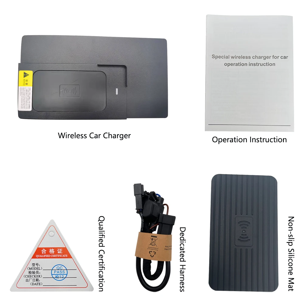 New mobile phone fast wireless charger e-fit Car charger 10W Car fast charger For Audi 2015 2023 A4L central control 2