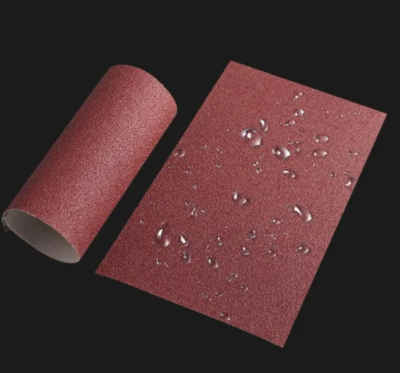200mmx 50m Abrasive Cloth roll Gxk51 Wood Polishing Aluminum Oxide 80 Grit Sanding rolls Color Red sand Cloth roll