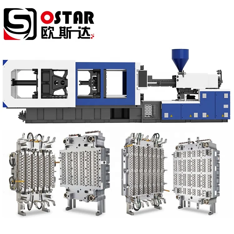 500ml 1000ml  Fully Automatic High Speed Plastic Mineral Water Bottle Pet Preform Injection Molding Machine Making Machine