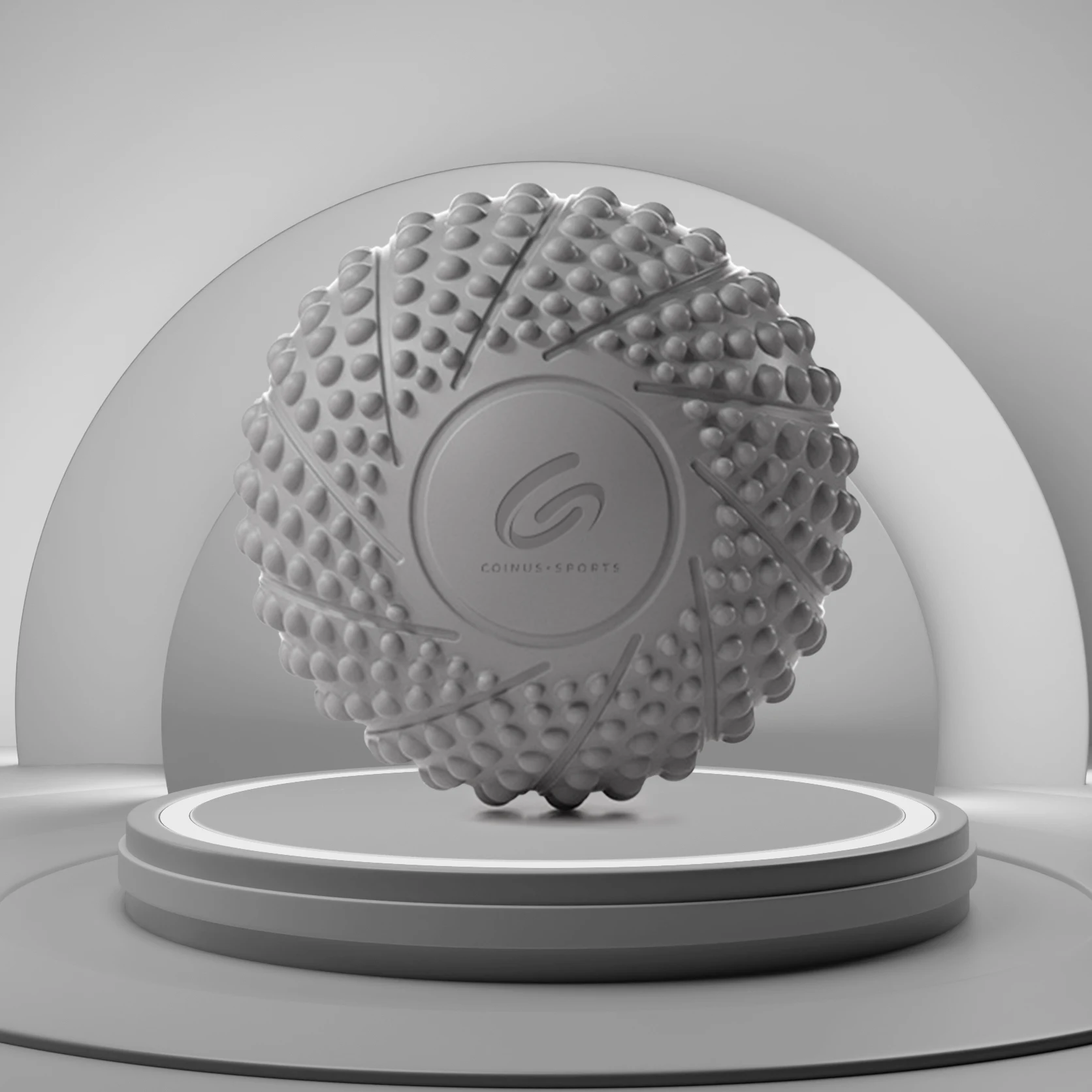 High Quality 3D Raised Dot Yoga Ball Eliminate Muscle Body Massage Palm And Feet Ball With Logo