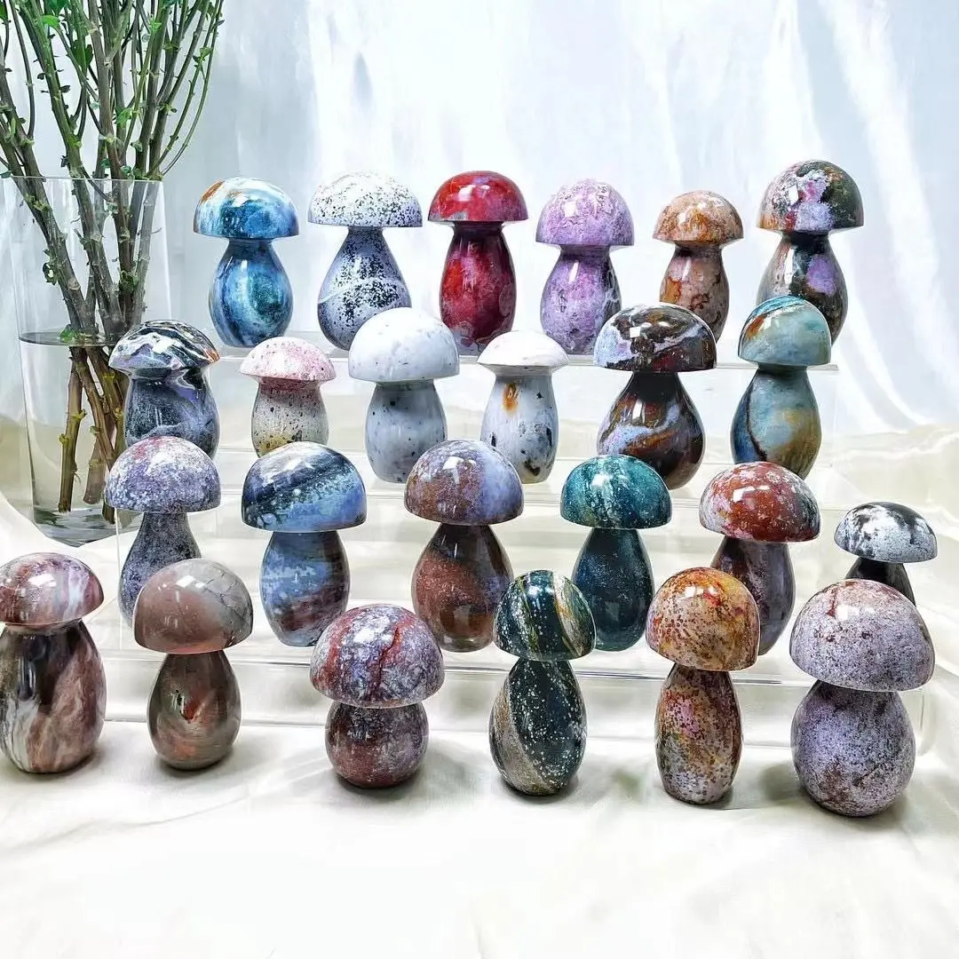 Wholesale ocean jasper mushrooms on sale