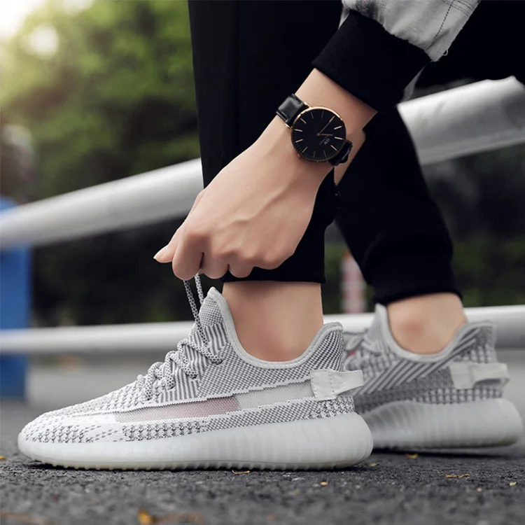 Wholesale custom brand ladies black and white men sneaker women running air cushion men sport shoes