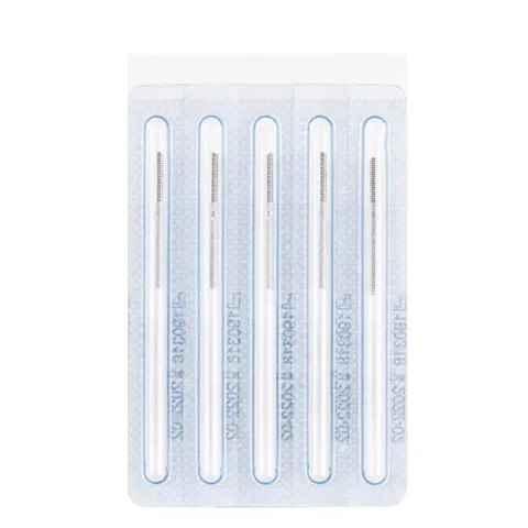 Tony Brand Sterile Disposable Press Needle Stainless Steel Ring Handle With Tube Acupuncture Needles