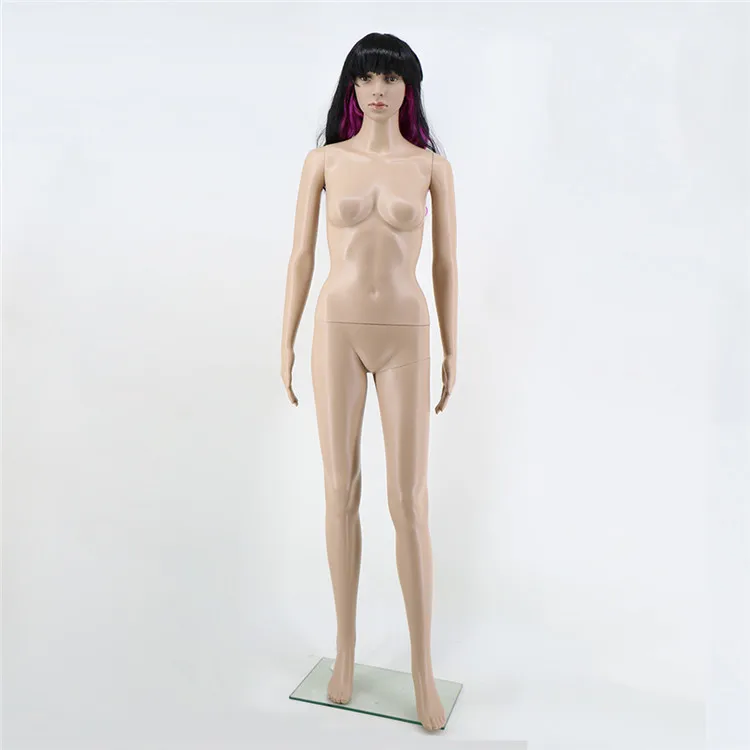 Good quality cheap clothes store full body sexy skin color woman dummy mannequin for sale