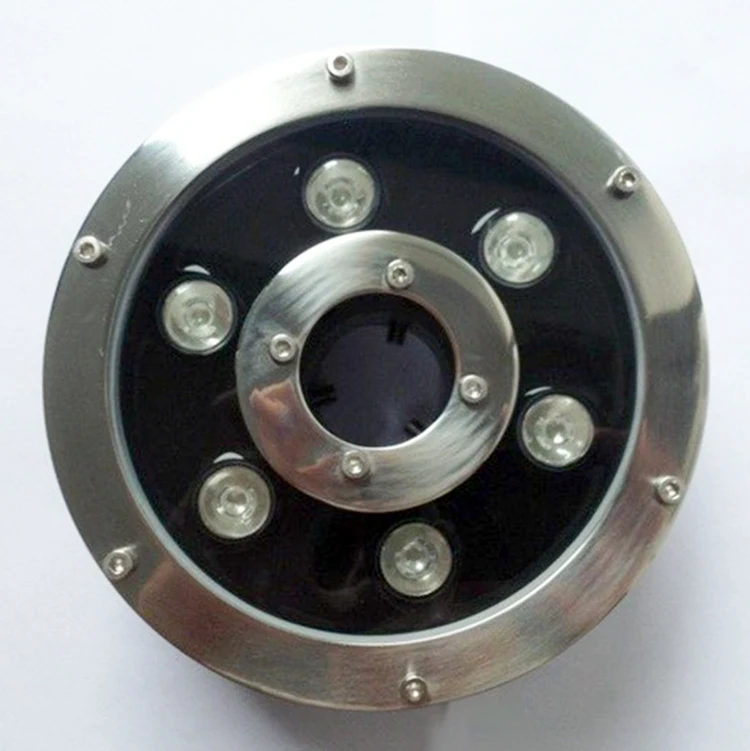 cast aluminum ip68 waterproof outdoor rgb water jet dry ring underwater fountain nozzles lights