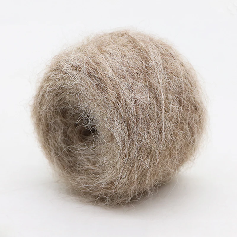 1/8.5NM Super Alpaca Wool  35% acrylic 19% wool 40% nylon 6% spandex