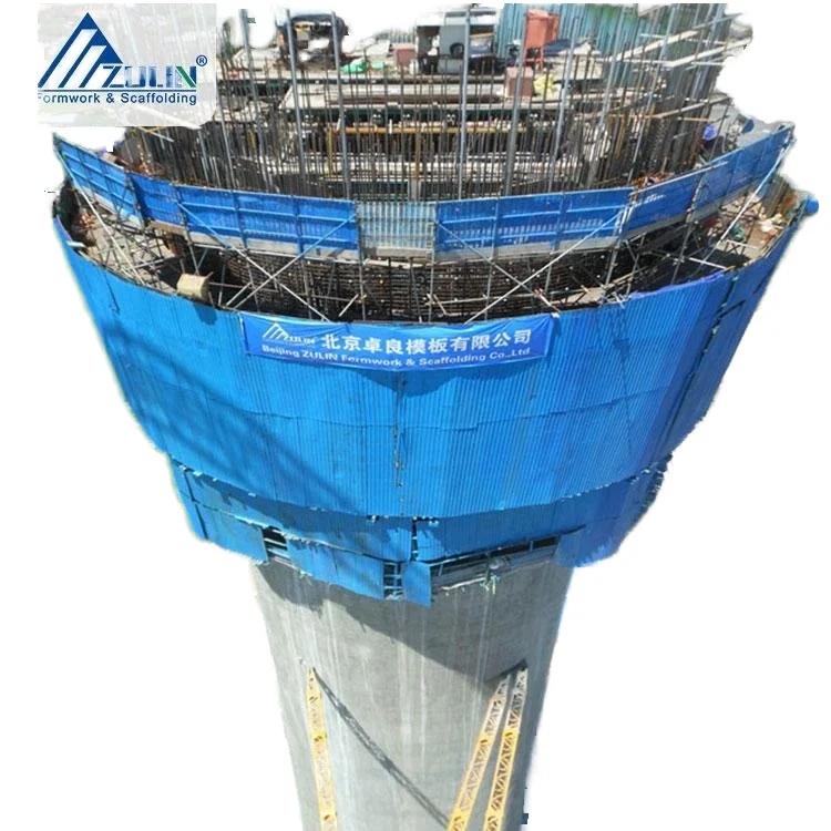 ZPM-100 Hydraulic Automatic Modular Climbing Formwork Steel and Timber Systems for Circular Construction