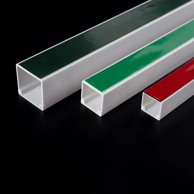All Sizes 40x40mm Pvc Cable Duct Solid Cable Through Solid Type Plastic Trunking