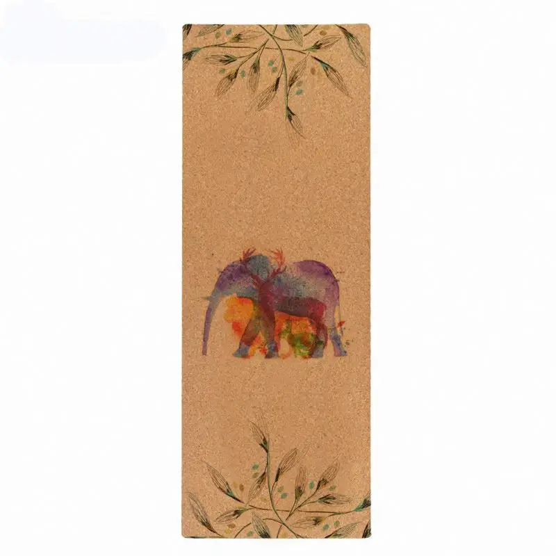 wholesale organic joga cork rubber mat, custom 4mm 5mm thick yoga met eco friendly yoga-matte,natural rubber yoga mat cork set