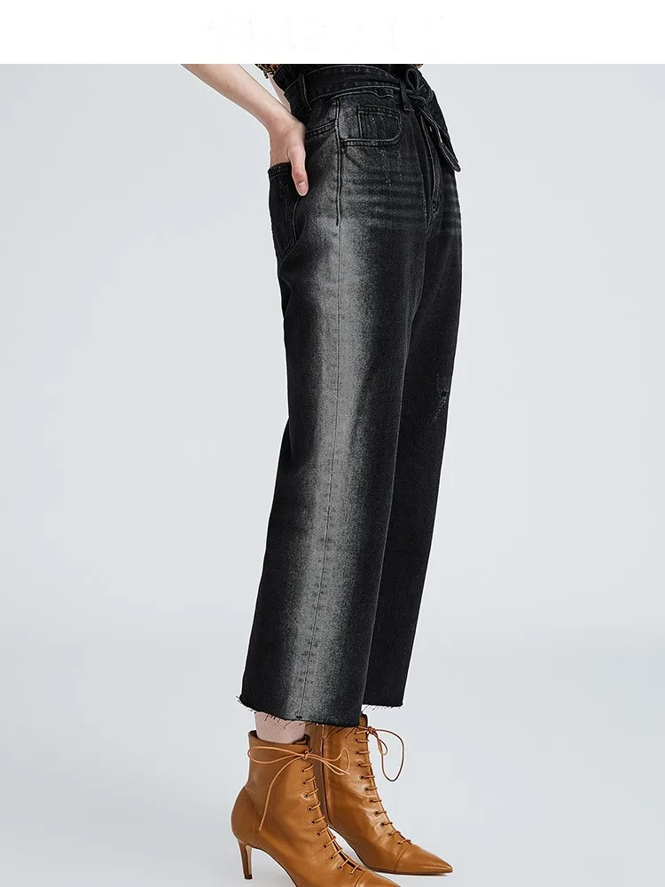 
4 Seasons High Quality Casual Loose Boyfriend Baggy Jeans Hombr For Women 