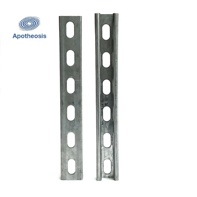 HDG and Galvanized Steel Unistrut Channel/C Channel Steel Rail 41x41 and 41x21