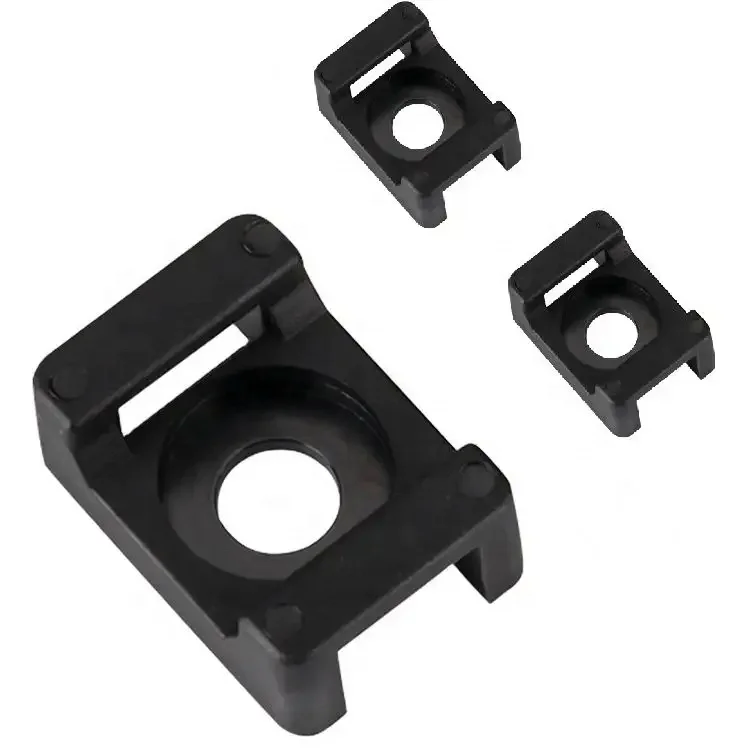 Поставка elehk, пластиковый нейлоновый держатель для кабельной стяжки, нейлоновый держатель для кабельной стяжки с винтовым отверстием, низкая цена из Китая