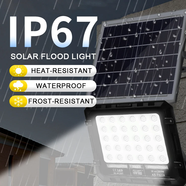 30W LED Solar Security Flood Light LED IP65 Outdoor Floodlight 6 Volt Solar LED Street Light for Outdoor in Smart Cities