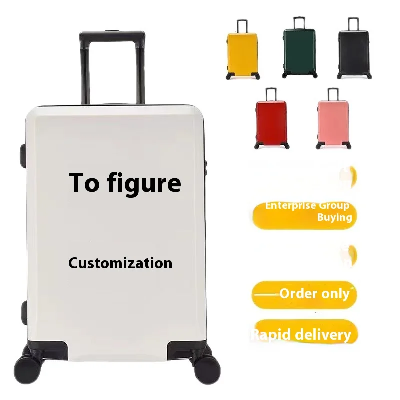 Manufacturer Wholesale 20 Inch Trolley Case Unisex PC Aluminum Trolley Luggage with Spinner Caster TSA Lock for Travel School
