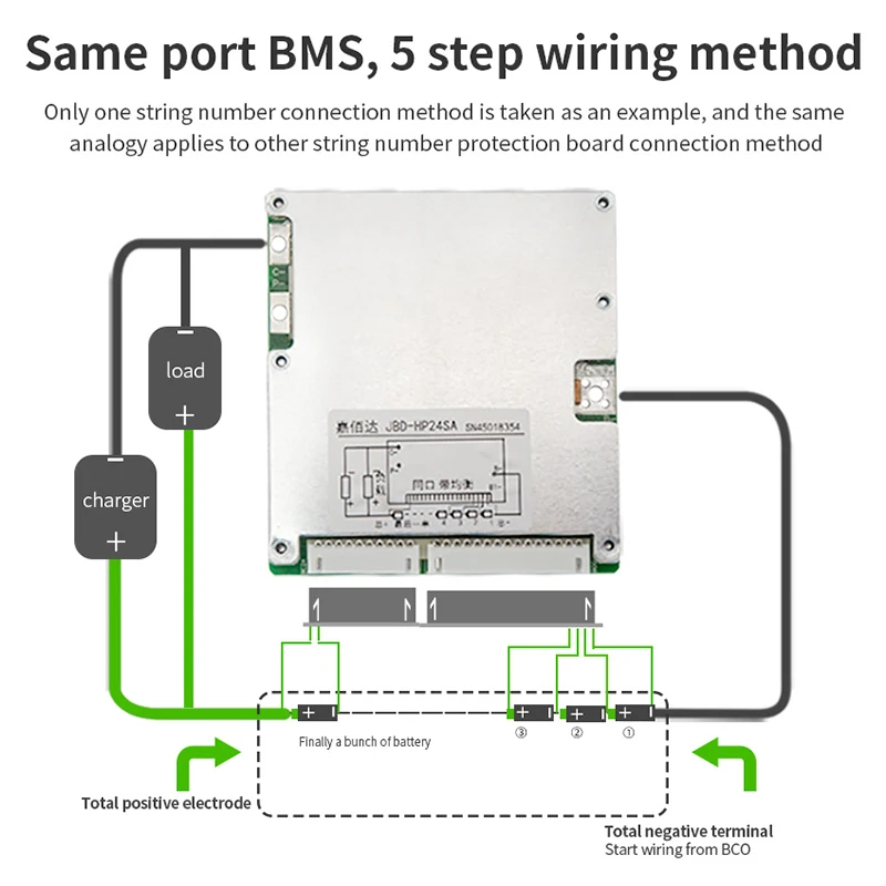 JBD non smart bms 3~24S 24V 36V 48V 30A 40A 50A Lithium Ion bms for battery 16s bms lifepo4
