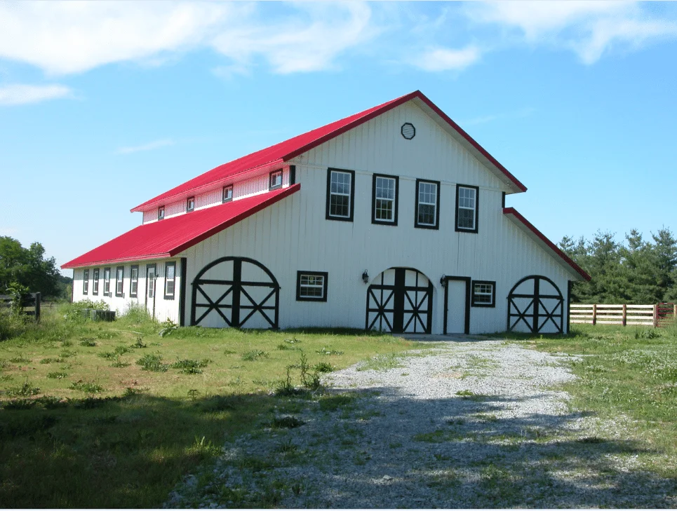 China Factory Supply Cost Effective Prefabricated Metal Stall Barn Steel Structure Frame Horse Barn Horse House Stables Shed