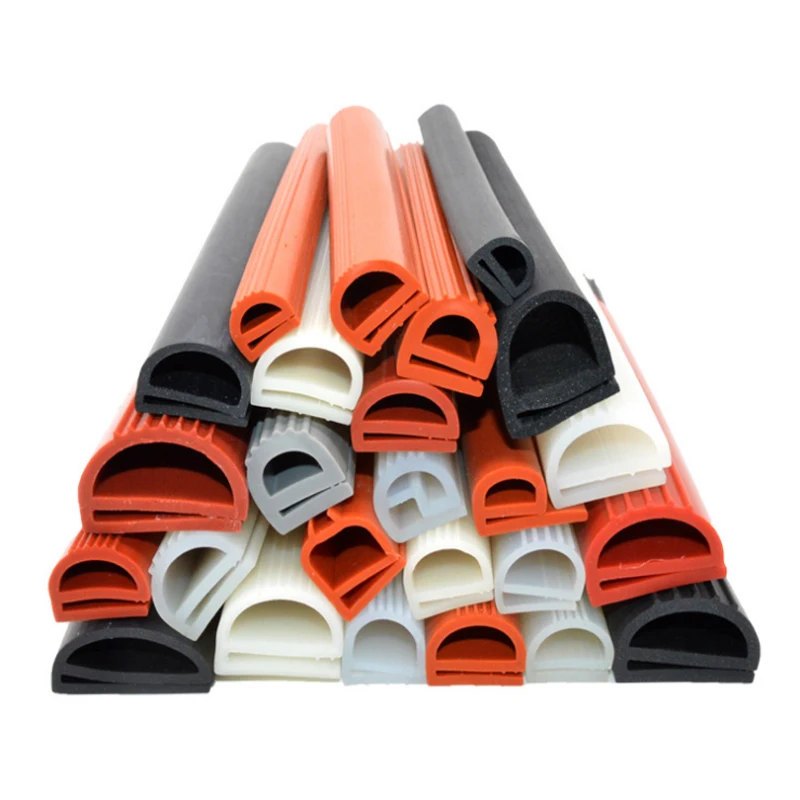Custom Any Color And Shape Silicone Seal Strip NR NBR EPDM Rubber Seal Strip