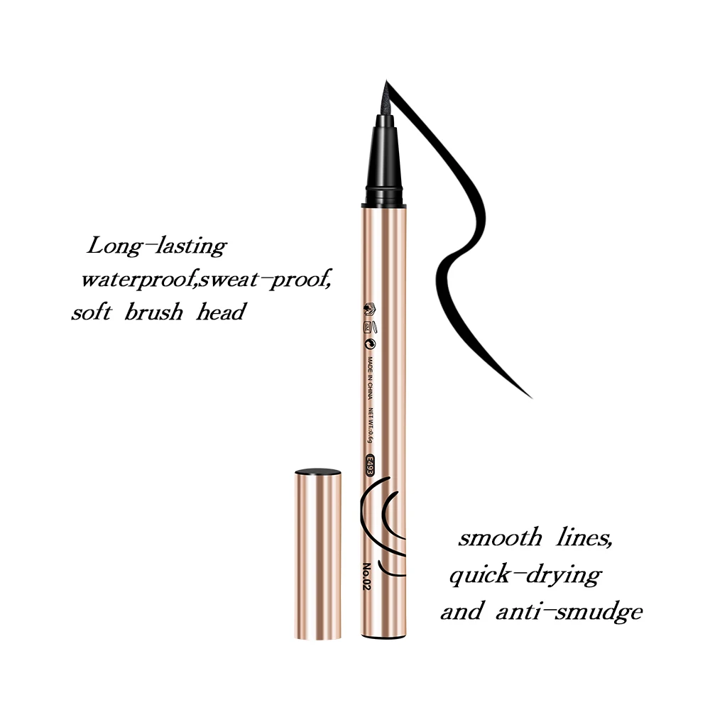 MENOW  Waterproof liquid eyes eyeliner makeup eyeline water activated eyeliner own brand non-toxic vegan makeup