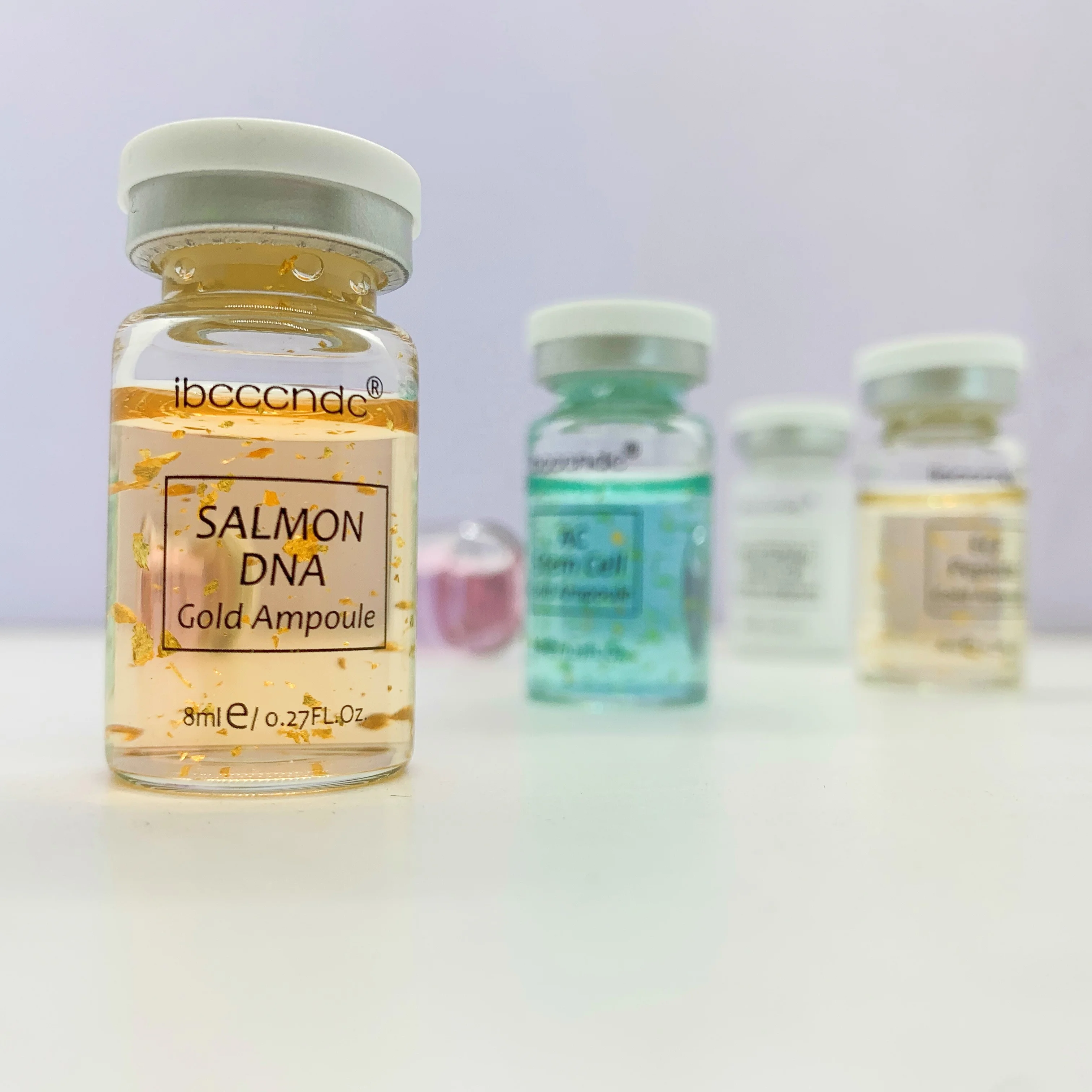 12pcs/box 8ml BB Cream Starter Kit hd Matte Perfecting Coverage Vegan Yellow Colour Foundation Cream and Face Serum