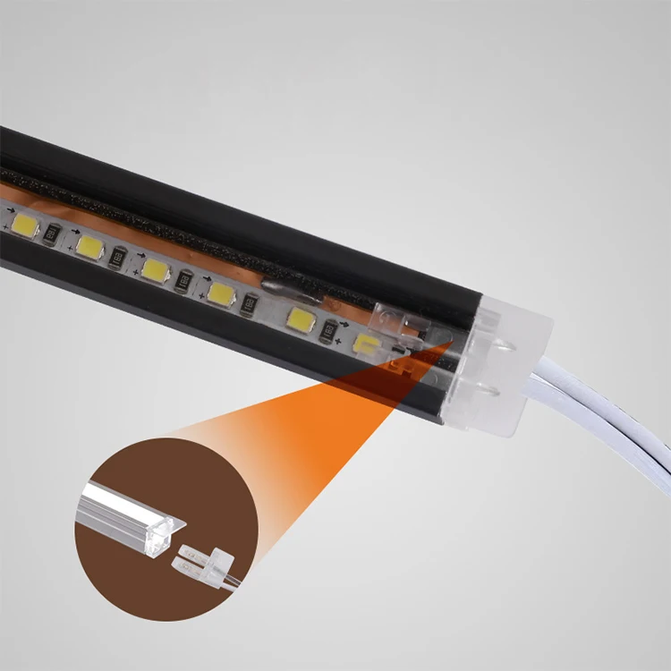 LED solderless cabinet light strip aluminum line light wine cabinet wardrobe LED line light