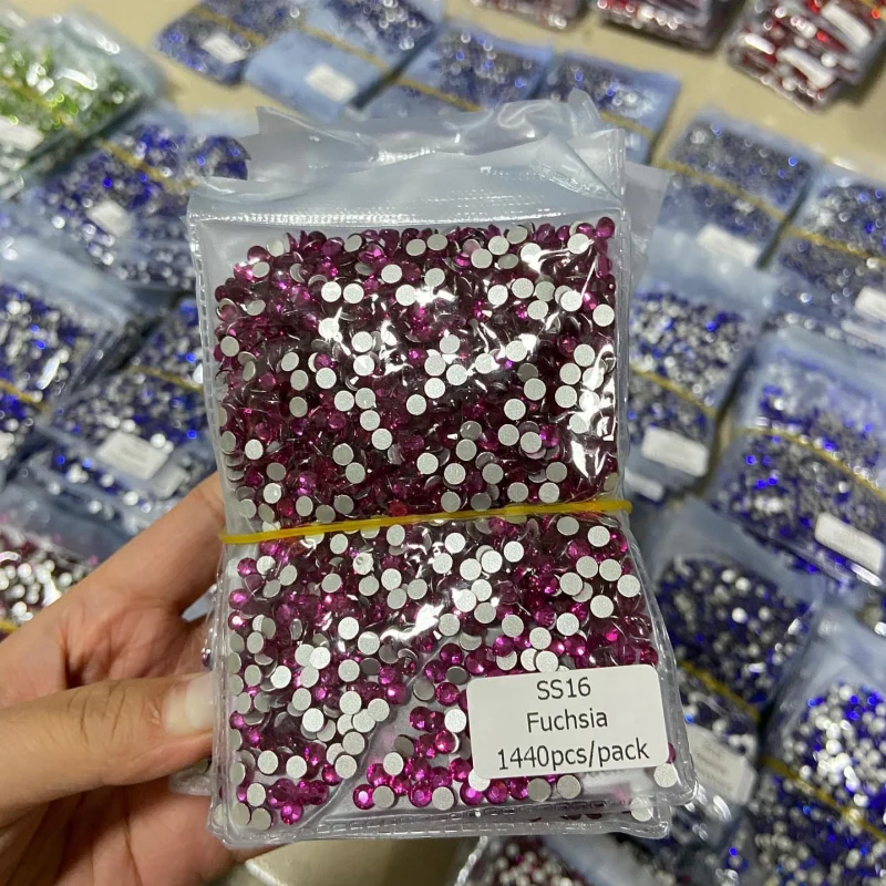 Colorful Crystal Glitter Strass Diamond Stone Rhinestones Non Hotfix Bulk For Nails