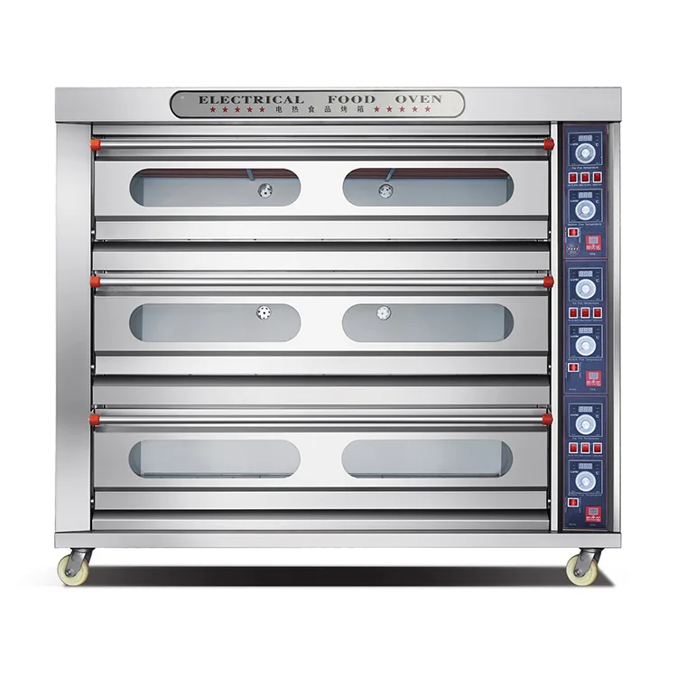 Automatic cheap professional infrared electrical baking oven for bread and cake price in india croissant electrical baking oven