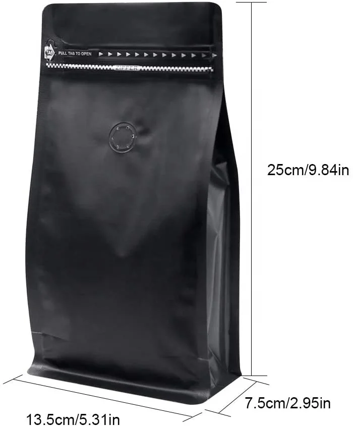 Оптовая продажа Bolsa De Cafe 100 г 250 12 унций пластиковые пакеты для кофе с плоским дном индивидуальным принтом логотипа упаковка клапаном и молнией