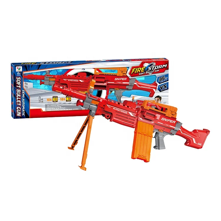 Kids Gun Toys Soft Bullet Airsof Sniper Gun Games Outdoor Electric Bullet Guns For Boys