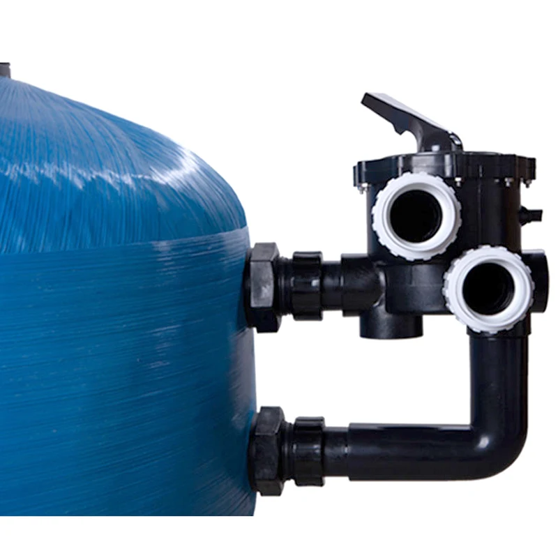 Hot Sale Easy to Install Side Mounted Sand Filter Water Treatment Fiberglass De Piscina Machine for Inground Pool